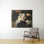 En Ammes Besøg - Bertha Wegmann Schone Kunsten Wandkleed (In Situ (horizontaal))