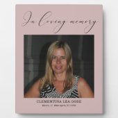 En amoureux panneau de mémoire Plaque de table ave (Devant)