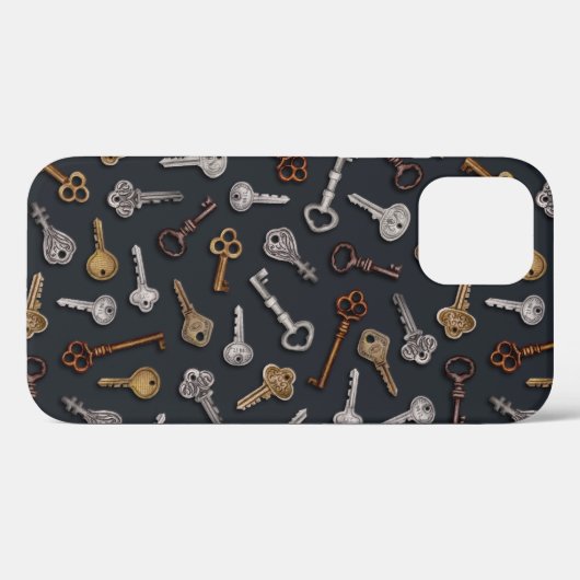  en Antiek sleutels Case-Mate iPhone Case (Achterkant (horizontaal))