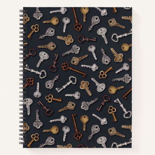  en Antiek sleutels Notitieboek (Voorkant)