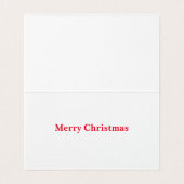 En attente de la carte de Noël (Inside Unfolded)