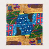 En attente de la carte de Noël (Outside Unfolded)