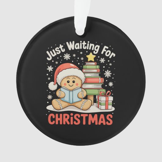 En Attente De Noël Gingerbread Lire Livre (devant)