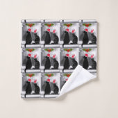 En Attente De Père Noël (Gant de toilette)