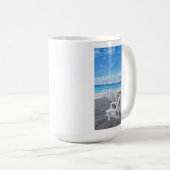 "En attente" Peinture Mug (Devant droit)