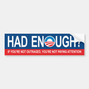 En Avait-Il Assez ? Sticker anti-Obama