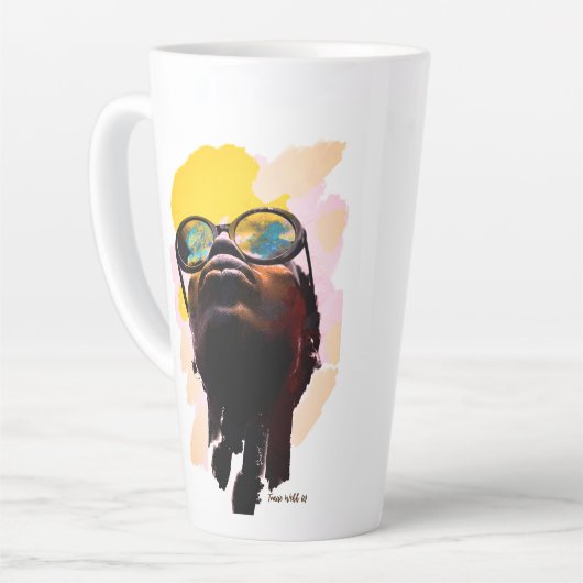 En avant - Mug Latte (Angle gauche)