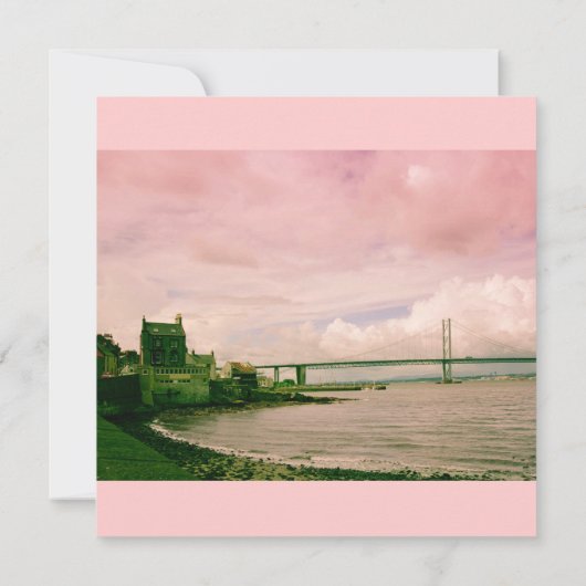 En avant pont en route, faire-part de mariage (Dos)