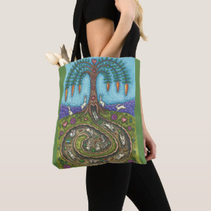 EN BAS DU SAC FOURRE-TOUT DE TROUS DE RABBIT Vert