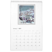 En bas du terrier de lapin - calendrier blanc du (Jan 2027)