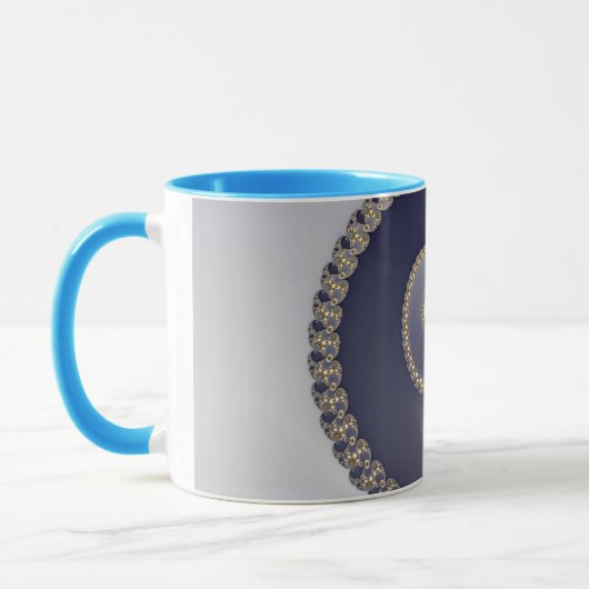 En bas - Mug fractale (Gauche)