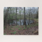 En Bas Par L'Étang Jigsaw Puzzle (Horizontal)