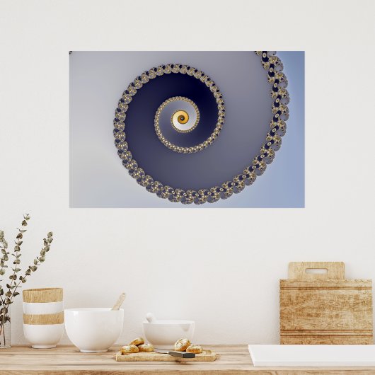 En bas - Poster fracturé (Cuisine)