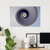 En bas - Poster fracturé (Bureau à domicile)