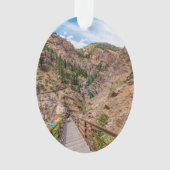 En bas Sept Chutes Escaliers Ovale Ornement (devant)