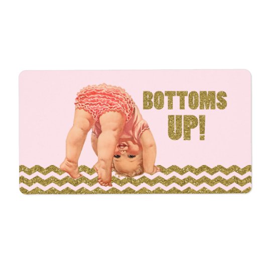 En Bas Sip Et Voir Étiquettes De Bouteille D'Eau (Devant)