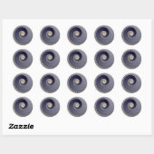 En bas - Sticker fractal (Feuille)