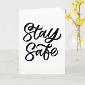 En blijf veilig kaart (Gele Bloem)