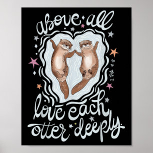 En bovenal houden ze elkaar diep poster