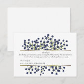 En Carte de remerciements de sympathie (Devant / Derrière)