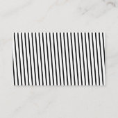 En Carte de visite de style (Dos)