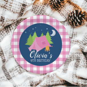 En Carton Assiettes de fête d'anniversaire pour fille de cam