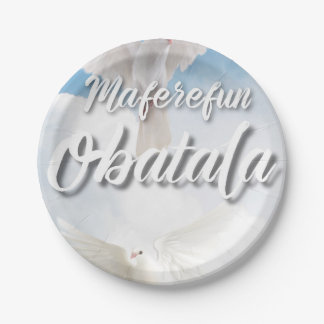 En Carton assiettes obatala