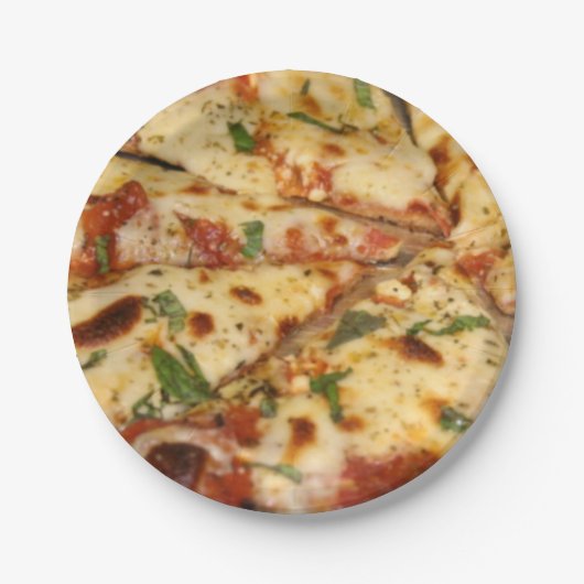 En Carton Assiettes Pizza (Devant)