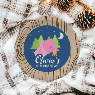 En Carton Assiettes pour fête d'anniversaire de camping fill