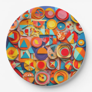 En Carton Assiettes pour Fête d'Enfants