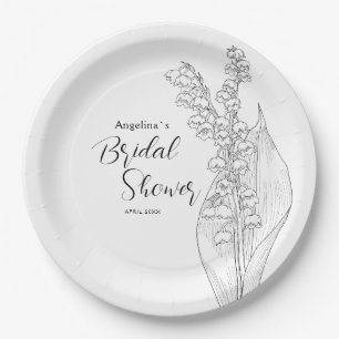 En Carton Assiettes pour une Baby Shower.
