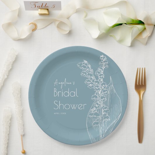 En Carton Assiettes pour une Baby Shower. (Mariage)