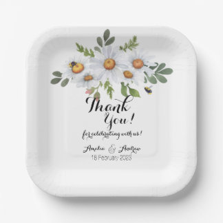 En Carton Daisy - assiettes