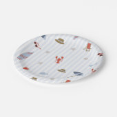 En Carton Nouvelle-Angleterre côtière Cap Cod assiettes de l (Angle)