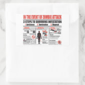 En cas d'attaque par zombie STICKERS (Sac)