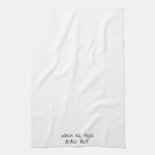 En cas d'échec commandez la serviette de cuisine (Vertical)