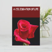 EN CÉLÉBRATION DES CARTES FUNÉRALES DE VIE, ROSE R (Debout devant)