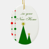 En Céramique 1er Noël dans votre nouvel ornement (Dos)