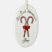 En Céramique 2ème ornement marié de Noël (Droite)