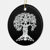 En Céramique Arbre de lecture - ornement de cadeau (Gauche)