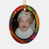 En Céramique Balise et ornement cadeau photo Great Grand-mère (Droite)