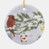 En Céramique Bel ornement cardinal bilatéral (Dos)