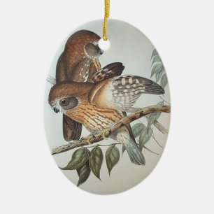 En Céramique Bel ornement vintage de hibou