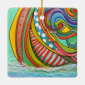 En Céramique bizarré ornement peli 22 (Dos)