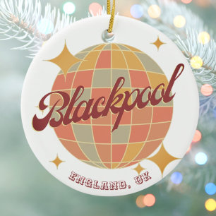 En Céramique Blackpool Angleterre décoration rétro de ville 