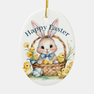 En Céramique Bonne décoration des arbres de Pâques