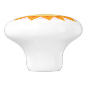 En Céramique Bouton de porte heureux du soleil - conception (Côté)