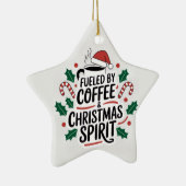 En Céramique Café & Esprit de Noël — Ornement Star (Droite)
