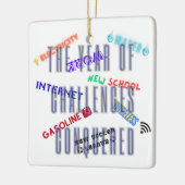 En Céramique Commande spéciale Nouveau défi Ornement (Gauche)