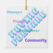 En Céramique Commande spéciale Nouveau défi Ornement (Dos)